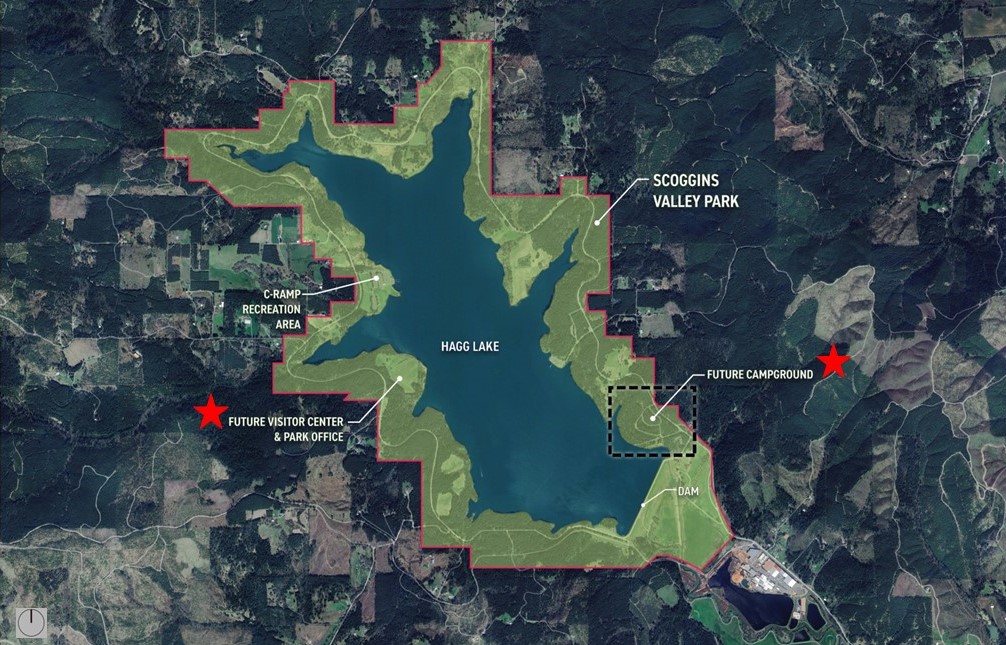 project sites at hagg lake